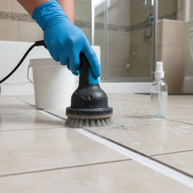 Floor Grout Cleaning