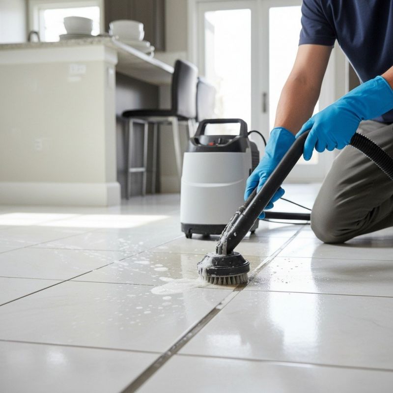 Floor Grout Cleaning
