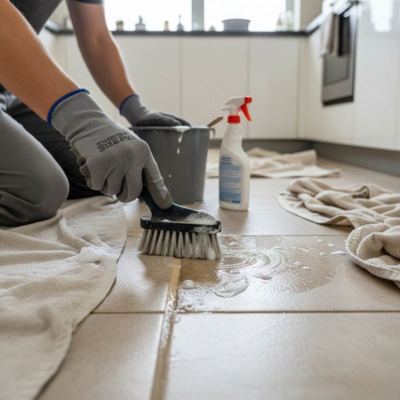 Floor Grout Cleaning